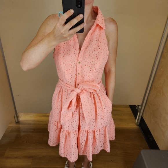 Lilly Pulitzer Dresses & Skirts - 𝅺NWT Lilly Pulitzer Coral Trisha Shirtdress 4